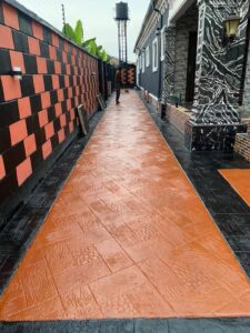 Power-Trackerz Nigeria Ltd Exotic Stamped Floor and Wall Project